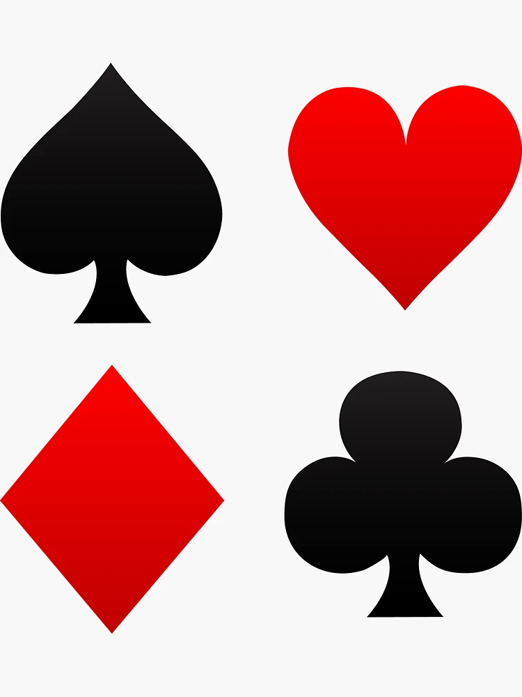 Ace Diamond Spade Playing Cards Satin Ribbon Bookmark Gift 