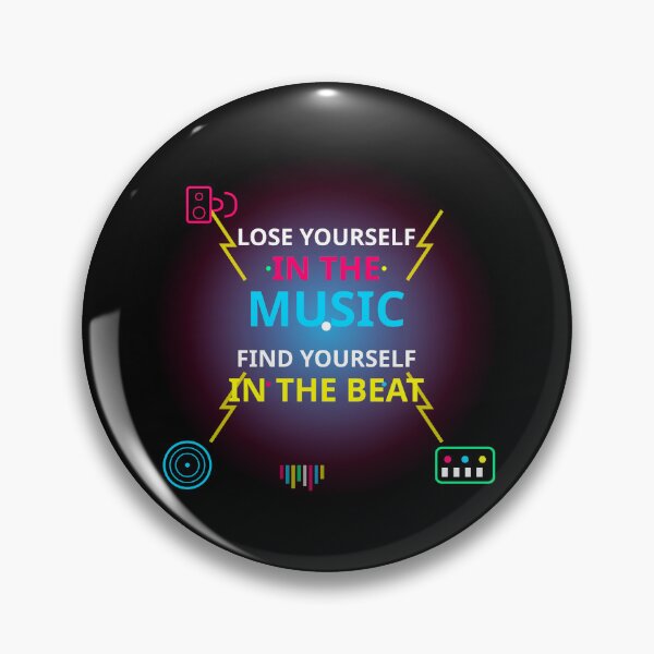 Item preview, LOSE YOURSELF IN THE MUSIC - Techno Energy Design designed and sold by Pickmash.
