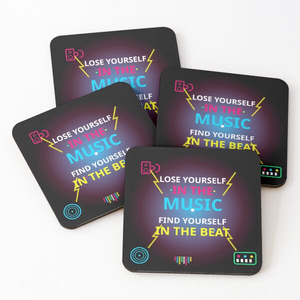 Item preview, LOSE YOURSELF IN THE MUSIC - Techno Energy Design designed and sold by Pickmash.