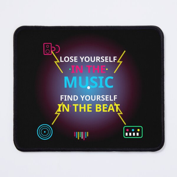 Item preview, LOSE YOURSELF IN THE MUSIC - Techno Energy Design designed and sold by Pickmash.