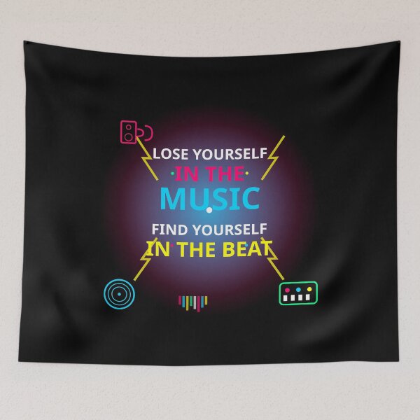Item preview, LOSE YOURSELF IN THE MUSIC - Techno Energy Design designed and sold by Pickmash.