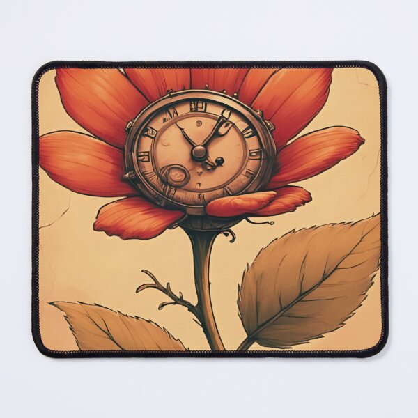 Item preview, The Last Petal of Time Steampunk Botanical Flower T-shirts Design designed and sold by coolcomonshirts.