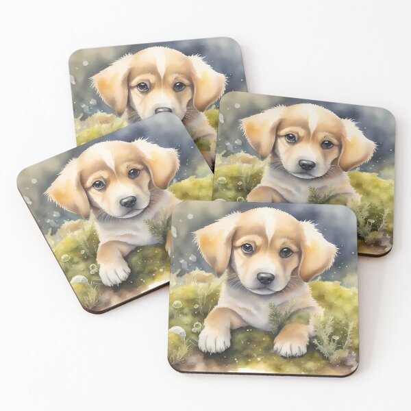 Item preview, Puppy in Moss Pile designed and sold by CalmnessbyChoice.