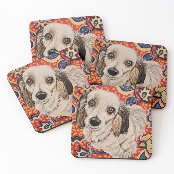 Item preview, White Dog Portrait designed and sold by Sandra Lett.