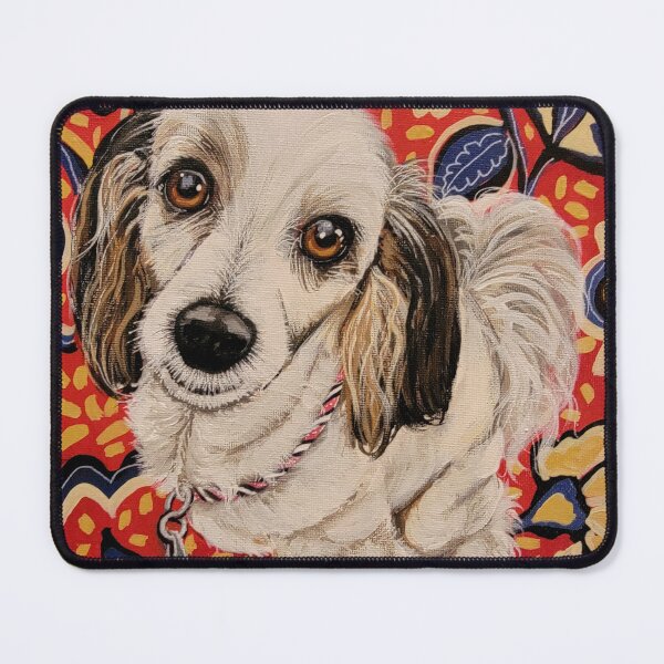Item preview, White Dog Portrait designed and sold by Sandra Lett.