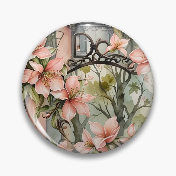 Item preview, Patrón floral abstracto de melocotón de Georgia designed and sold by Eclectic Monkey.