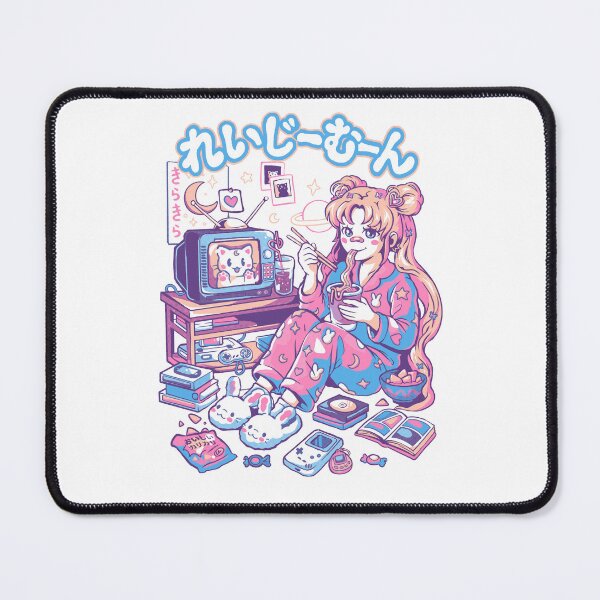 Item preview, Home Sweet Moon Cute Anime Girl designed and sold by EduEly.