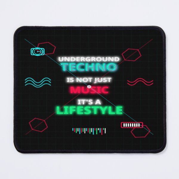 Item preview, UNDERGROUND TECHNO LIFESTYLE - Cyber Grid Design designed and sold by Pickmash.