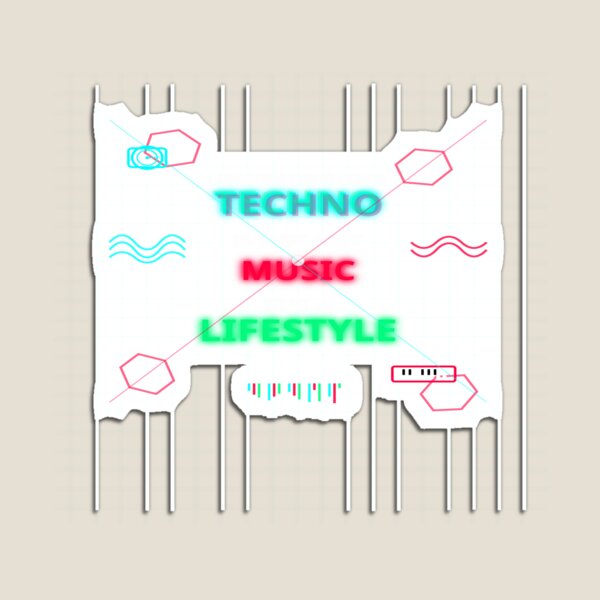 Aperçu de l'œuvre STYLE DE VIE TECHNOLOGIQUE UNDERGROUND - Cyber Grid Design créée et vendue par Pickmash.