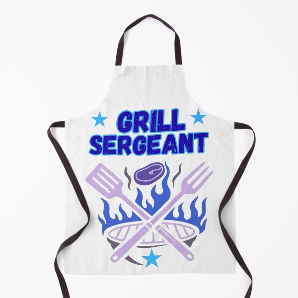 Item preview, Grill Sergeant – Funny BBQ Design for Dad, Uncle, or Backyard Chef designed and sold by GiggleBear.