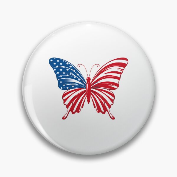 Item preview, American Flag Butterfly – 4th of July Celebration designed and sold by The Real Life Symphony.