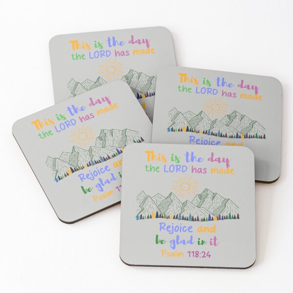 Item preview, Psalm 118 Day the Lord Has Made Bible Verse Design designed and sold by EdifiedExpressions.
