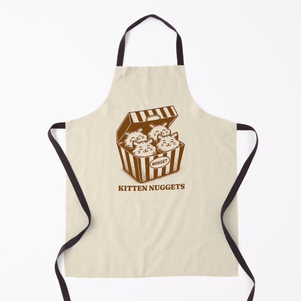 Item preview, Kitten Nuggets Cute Smiling Cats Fast Food Lover designed and sold by KLArtzStore.