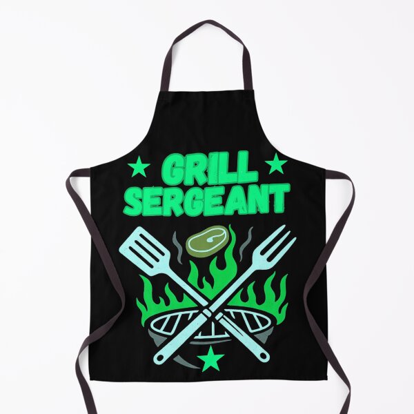 Item preview, Grill Sergeant – Funny BBQ Design for Dad, Uncle, or Backyard Chef designed and sold by GiggleBear.