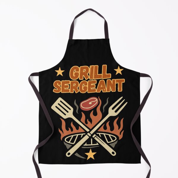 Item preview, Grill Sergeant – Funny BBQ Design for Dad, Uncle, or Backyard Chef designed and sold by GiggleBear.