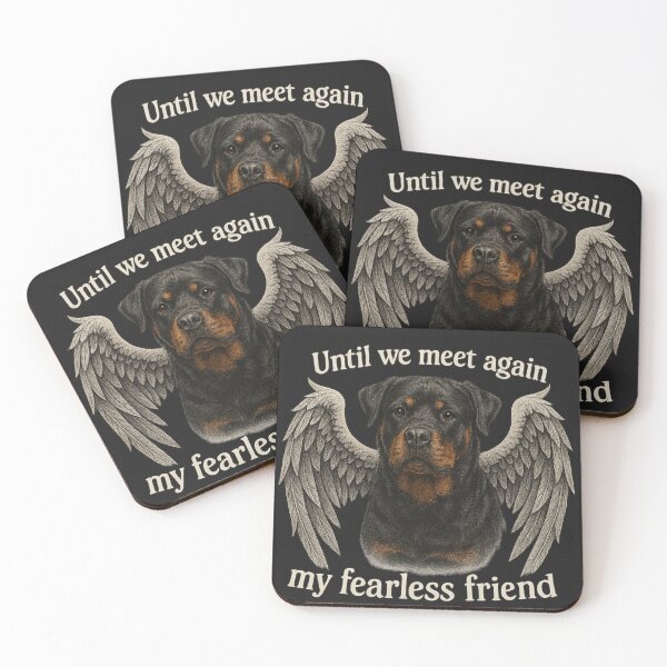Item preview, Rottweiler - Until we meet again, my fearless friend. designed and sold by 123ks.