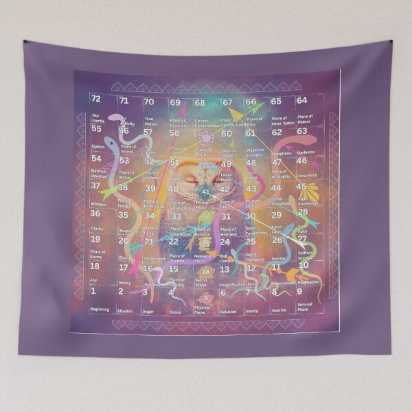 Item preview, Leela Board Game Ancient Game of Self Knowledge designed and sold by Misasha.