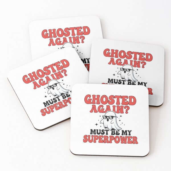 Item preview, Ghosted Again? Must Be My Superpower – Kawaii Cool Ghost Meme Digital Art designed and sold by AnnDesignStudio.