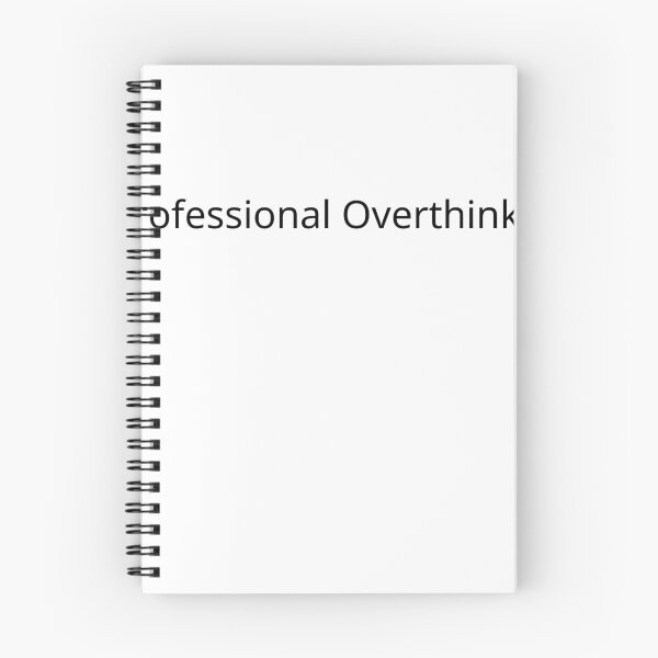 Item preview, Certified Overthinker – Hilarious Introvert Humor Tee designed and sold by Confuzz1ed.