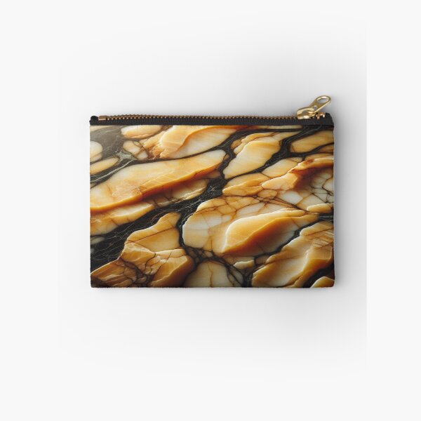 Item preview, Bold Yellow Marble with Black Veins – Rough Textured Stone Pattern Design designed and sold by nigejohn.