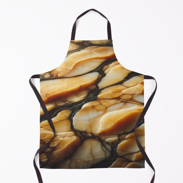 Item preview, Bold Yellow Marble with Black Veins – Rough Textured Stone Pattern Design designed and sold by nigejohn.