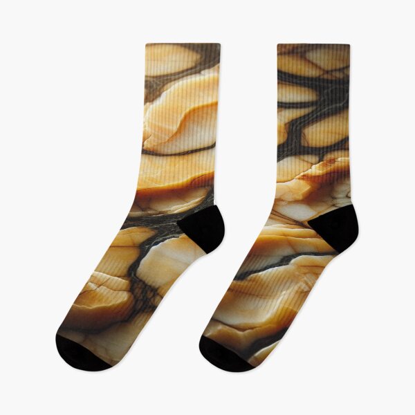 Item preview, Bold Yellow Marble with Black Veins – Rough Textured Stone Pattern Design designed and sold by nigejohn.