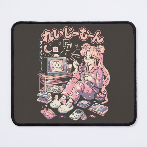 Item preview, Home Sweet Moon Cute Anime Girl designed and sold by EduEly.