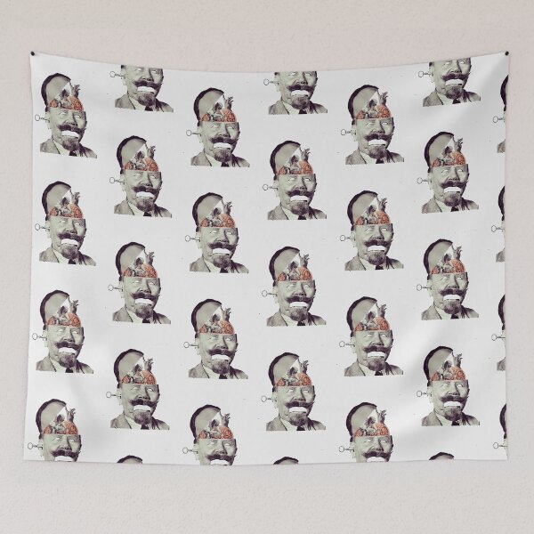 Item preview, flying beauty vintage art portrait abstract designed and sold by Ratatatts.