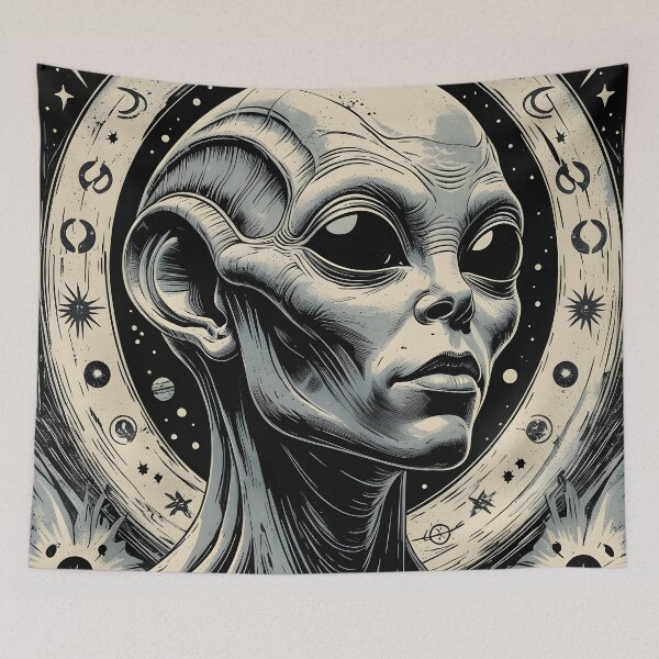 Item preview, Ancient Visitor designed and sold by AlienInkvasion.