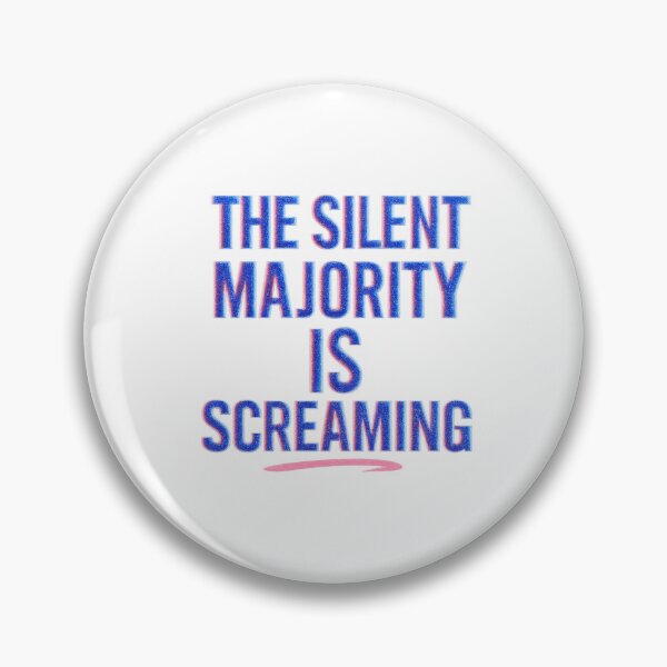 Item preview, The Silent Majority Is Screaming: Protest Typography Statement designed and sold by elynne9.