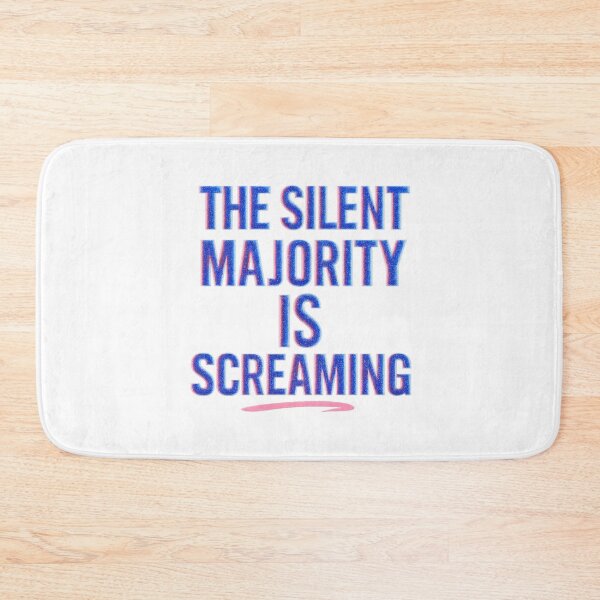 Item preview, The Silent Majority Is Screaming: Protest Typography Statement designed and sold by elynne9.