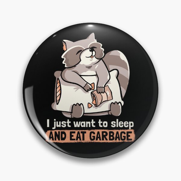 Item preview, Dormir y comer basura: lindo y divertido regalo designed and sold by EduEly.