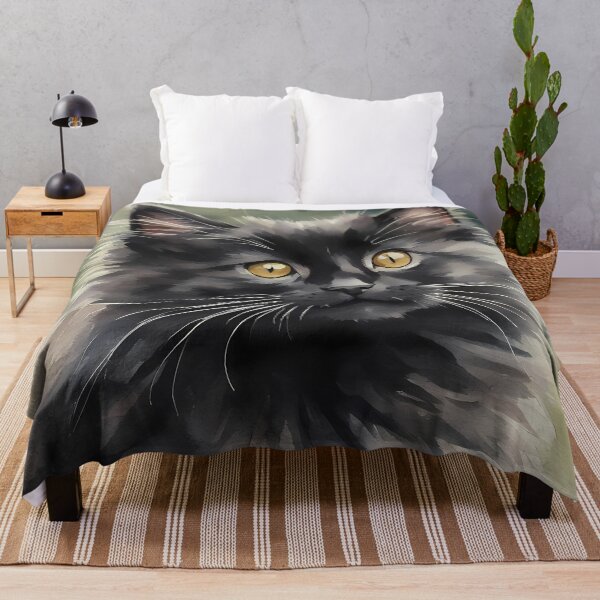 Item preview, Black Fluffy Kitten designed and sold by CalmnessbyChoice.