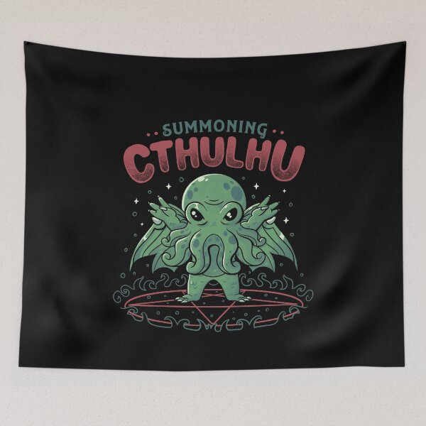 Item preview, Summoning Cthulhu Cool Horror Gift designed and sold by EduEly.