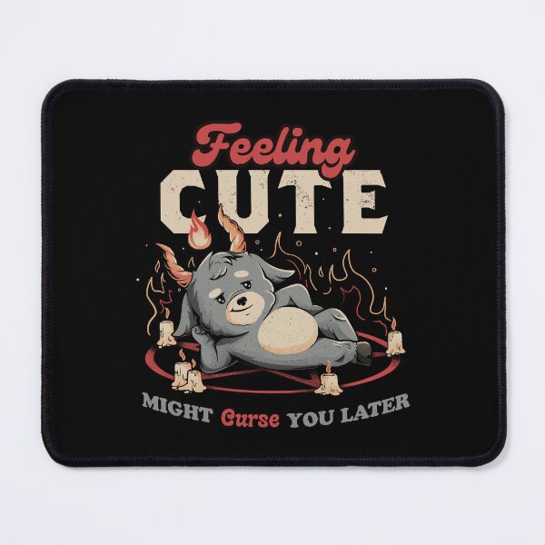 Item preview, Feeling Cute Might Curse You Later - Funny Evil Creepy Baphomet Gift designed and sold by EduEly.