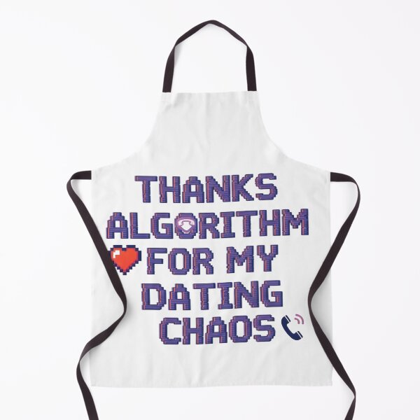 Item preview, Thanks Algorithm For My Dating Chaos - Funny Tech Love Quote Sticker designed and sold by AnnDesignStudio.