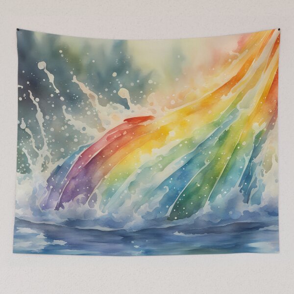 Item preview, Bright Rainbow Lake Splash designed and sold by CalmnessbyChoice.