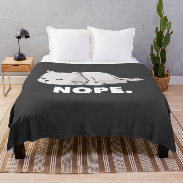 Item preview, Nope Funny Cute Lazy Cat Gift designed and sold by EduEly.