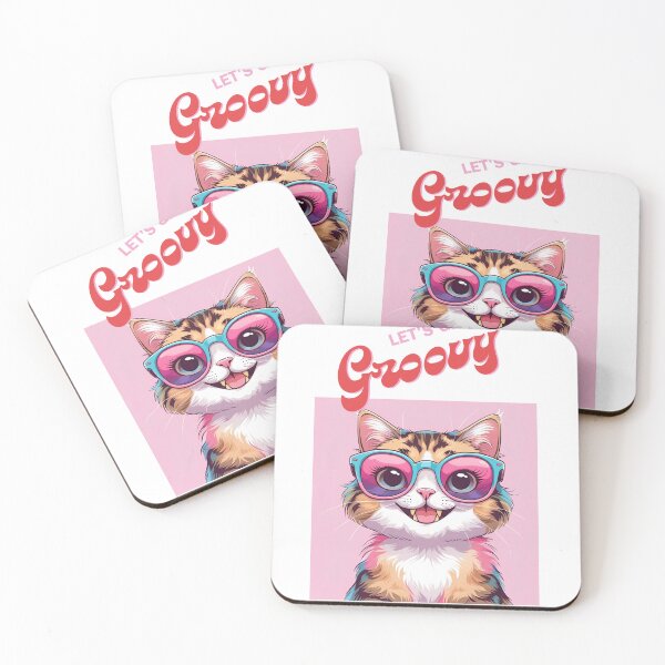 Item preview, Groovy cat with sunglasses designed and sold by Picasoie-Arts.