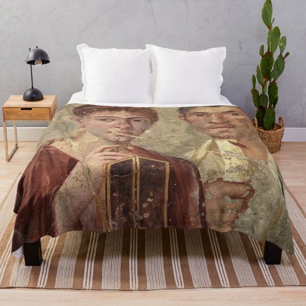 Item preview, Fresco from Pompeii depicting the baker Terentius Neo and his wife designed and sold by RickE.