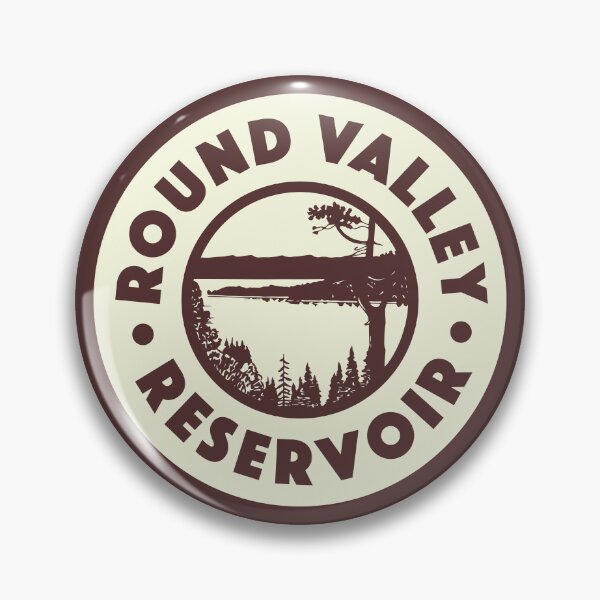 Item preview, Round Valley Reservoir Vintage Circle designed and sold by deadmansupplyco.