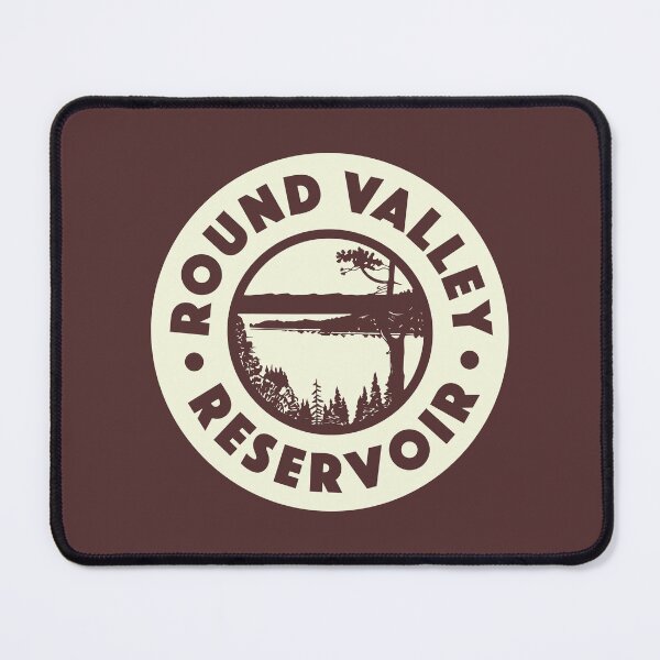 Item preview, Round Valley Reservoir Vintage Circle designed and sold by deadmansupplyco.