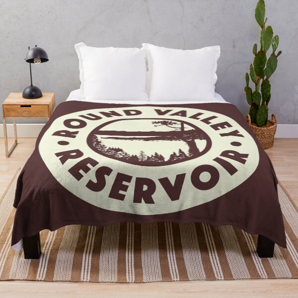 Item preview, Round Valley Reservoir Vintage Circle designed and sold by deadmansupplyco.