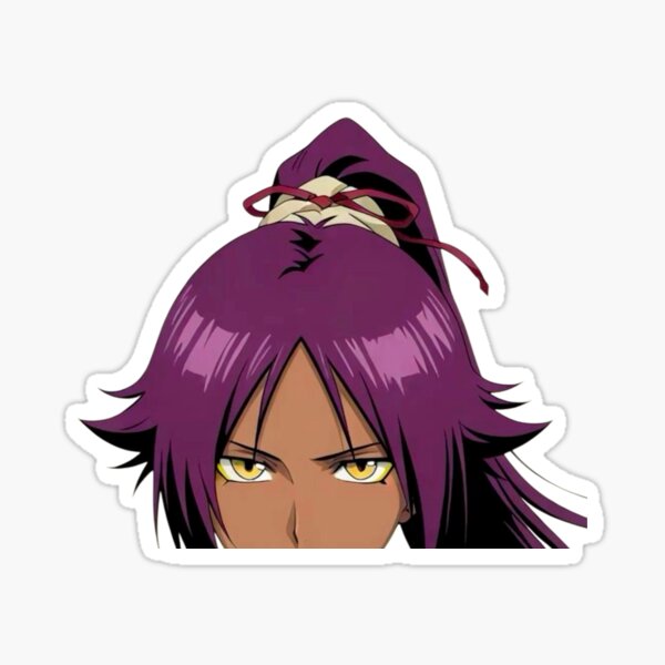 Aperçu de l'œuvre Yoruichi Anime Shihōin Hypochlorite de sodium Peeker femelle créée et vendue par QuestionableQueefs .