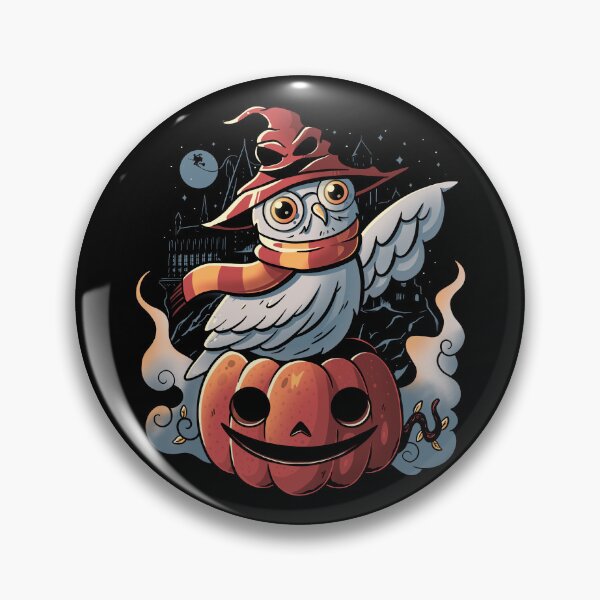 Item preview, Spooky Magic Owl Pumpkin Halloween designed and sold by EduEly.