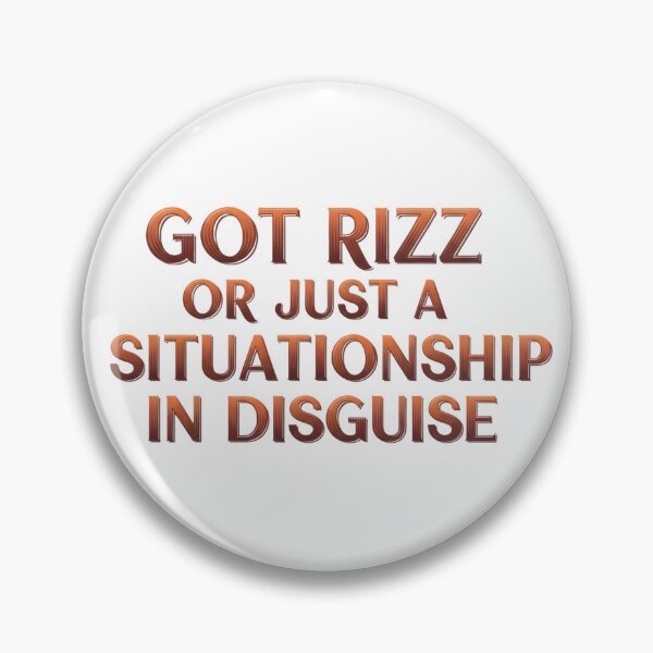 Item preview, Got Rizz Or Just A Situationship In Disguise - Modern Dating Reality Check Sticker designed and sold by AnnDesignStudio.