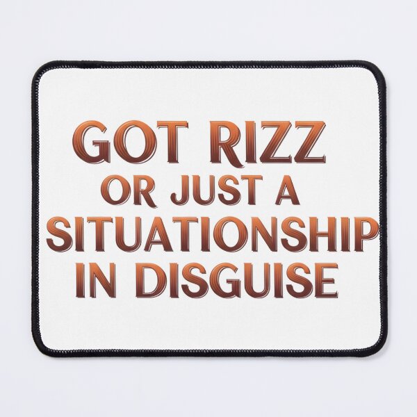 Item preview, Got Rizz Or Just A Situationship In Disguise - Modern Dating Reality Check Sticker designed and sold by AnnDesignStudio.