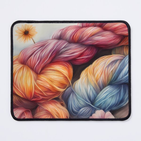 Item preview, Yarn Skeins and Flowers designed and sold by CalmnessbyChoice.