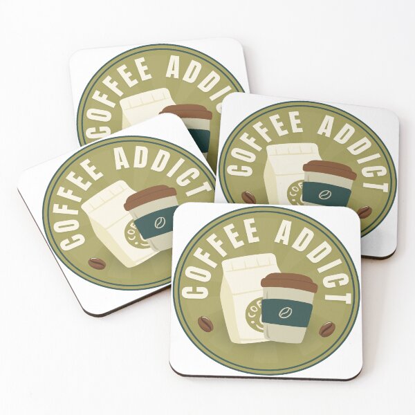 Aperçu de l'œuvre Coffee Addict créée et vendue par TEEJACK.