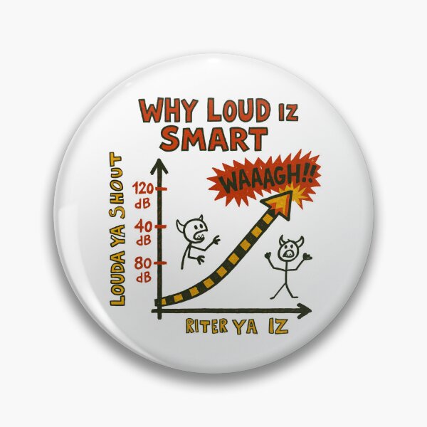 Item preview, Loud iz Smart designed and sold by ThimbleandOak.